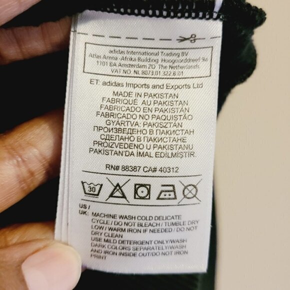 Adidas | Men's Classic Black Trefoil Sweatshirt (Size Small) - Picture 5 of 15